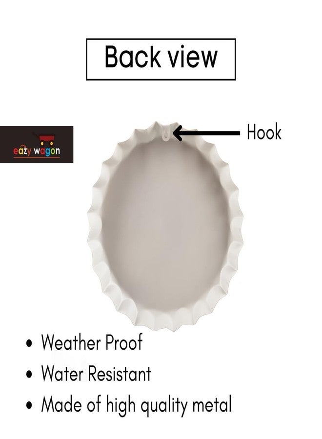 EAZYWAGON Decorative Metal Bottle Caps Wall Sign Plates - 14X14 Inches - LUXURY BRAND | Metal Wall Hanging Bottle Cap for Home, Farmhouse, Bar & Cafe Decoration | Vintage & Retro Look Plaques - Image 4