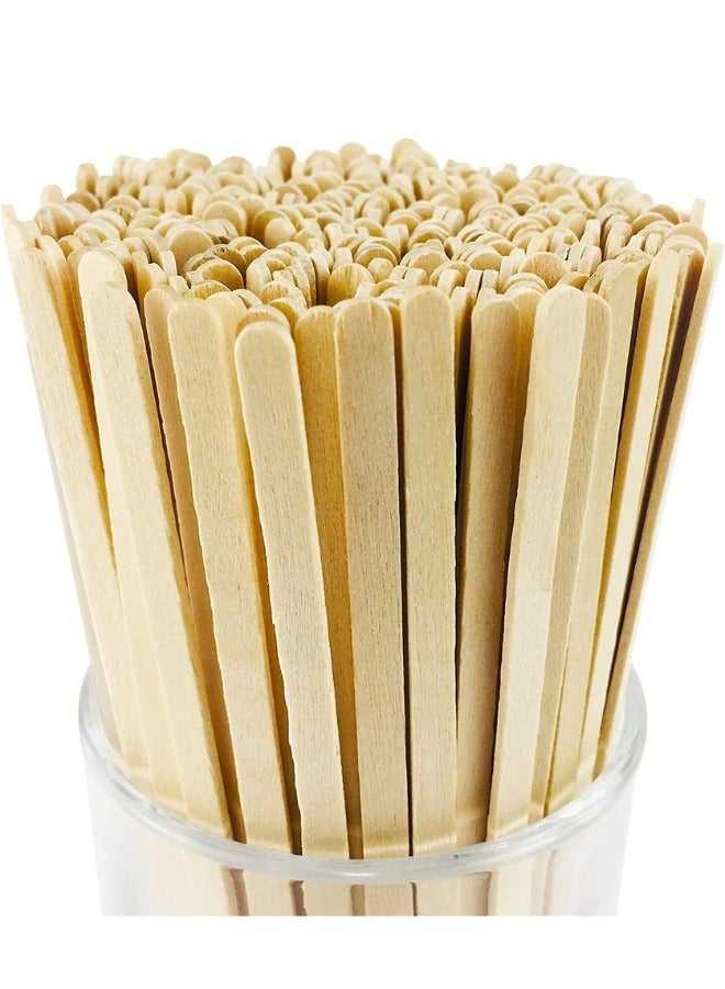 Halapack 50 - Pieces Bamboo Wooden Stir Stick Beige 19cm for drinks, Coffee, Tea, Karak, Ice Cream - Image 1