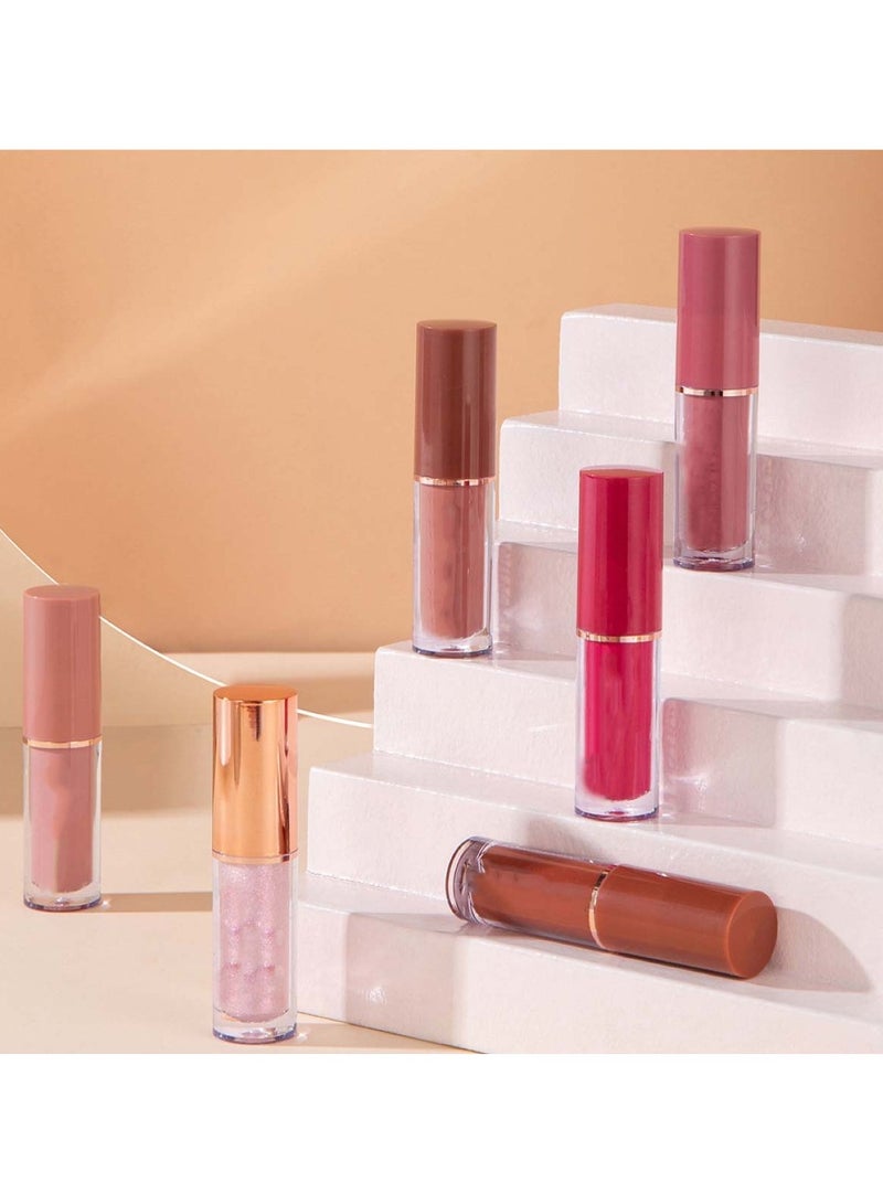 هويتك مجموعة أحمر شفاه من إتش تي، مكونة من 12 قطعة، ملمع شفاه مطفي وناعم - Image 2