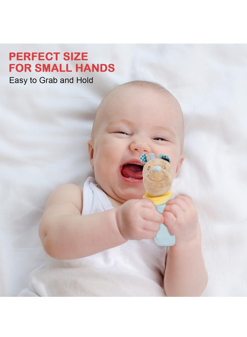 Baybee Baby Toys | Teether | Sensory Toys | Baby Rattles for Infants & Toddler | Sound Making Squeeze Toy 0 to 12 Months months - Image 3