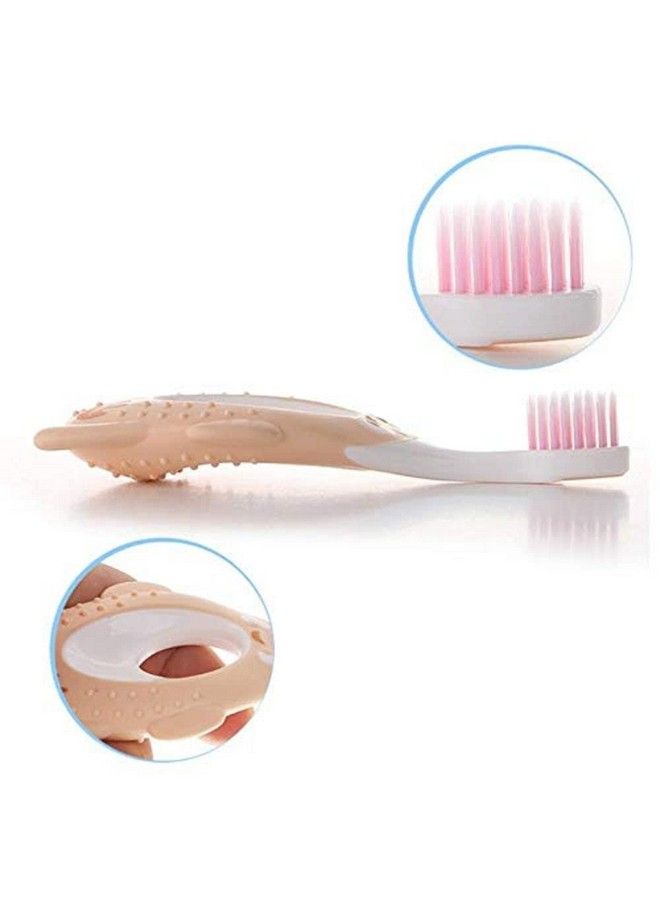 BABIES BLOOM Soft Anti Slip Handle Cartoon Baby Silicone Toothbrush For Newborn’S Oral Care (1 3 Years Old) Babies Soft Cartoon Toothbrush For Babies And Children (Blue) - Image 3