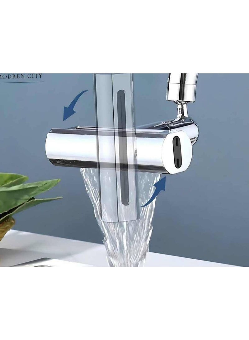 حنفية خلاط جلاكسي 4×1 متعددة الاستخدام – بتقنية دوران 360 درجة وضغط مياه بأكثر من شكل – تصميم عصري وعملي للمطبخ والحمام - Image 4