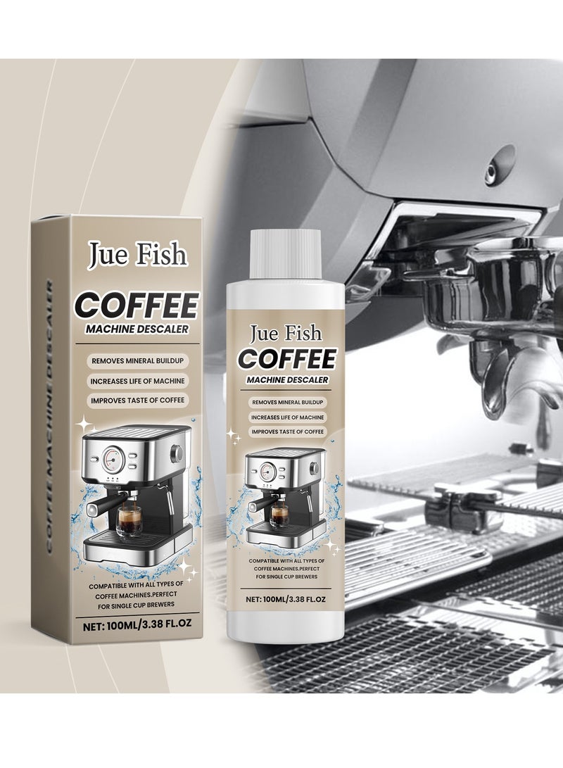 Generic Coffee machine descaler Descaler For Kettles, Air Fryers, Coffee Machines, And Ovens, Powerful Formula Removes Tough Dirt And Grease 100ml  - Image 1