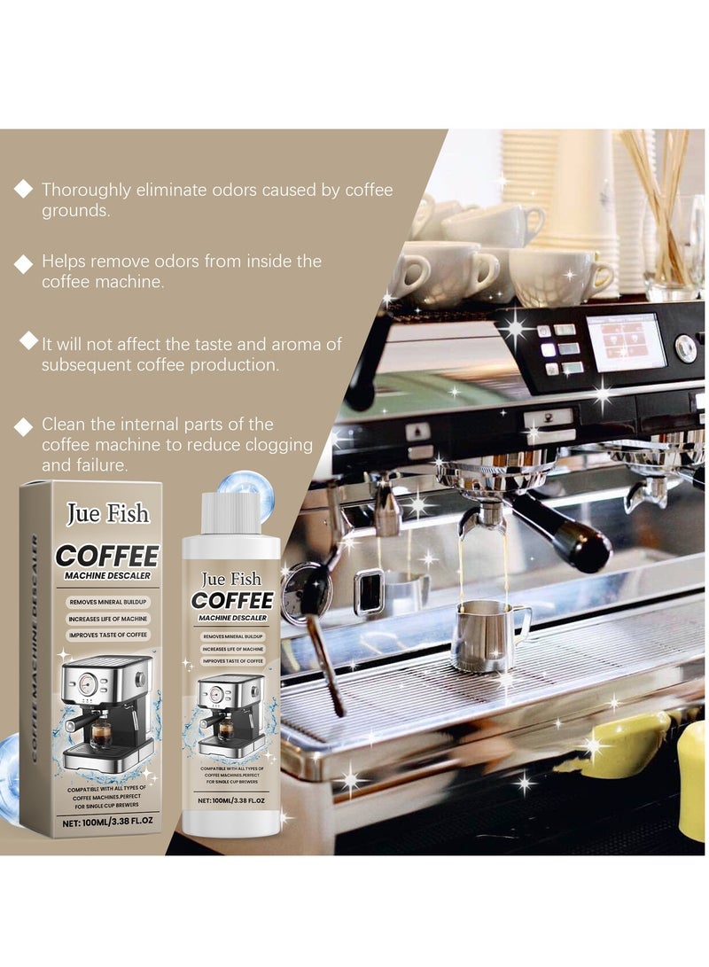 Generic Coffee machine descaler Descaler For Kettles, Air Fryers, Coffee Machines, And Ovens, Powerful Formula Removes Tough Dirt And Grease 100ml  - Image 2