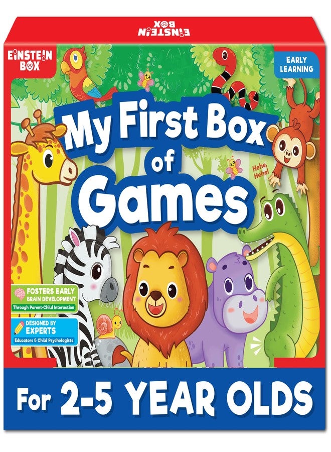 EINSTEIN BOX My First Box of Games Board Game for Kids 2-5 Years Old | 2 Players | Ages 2-5 | Educational - Image 1