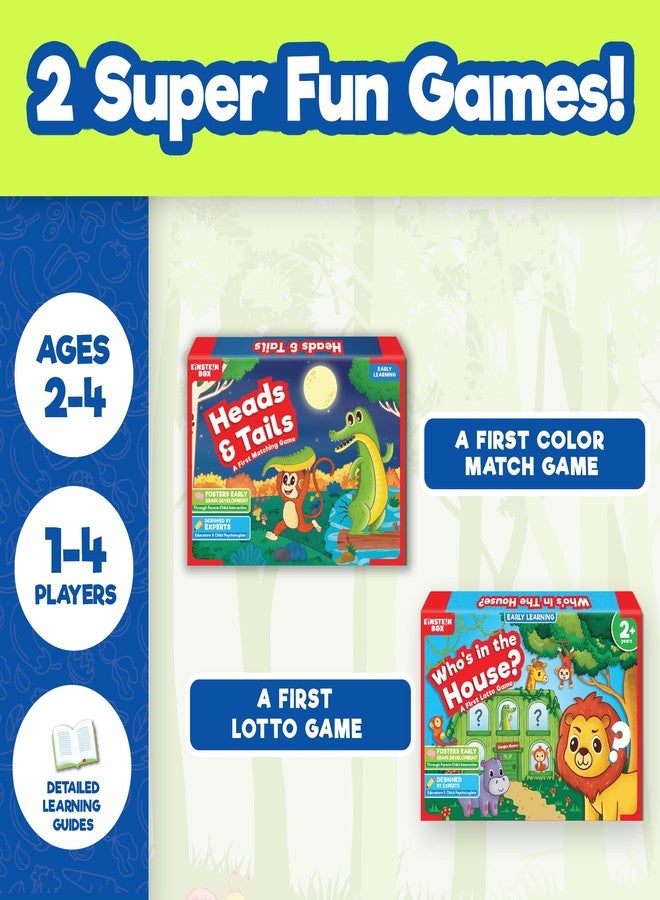 EINSTEIN BOX My First Box of Games Board Game for Kids 2-5 Years Old | 2 Players | Ages 2-5 | Educational - Image 2