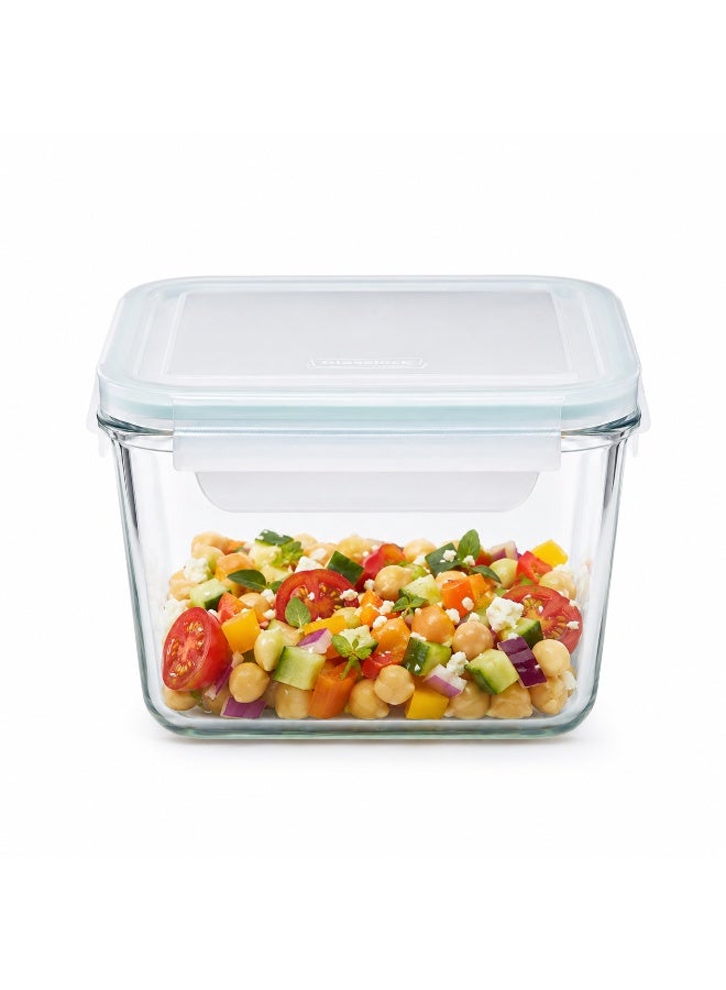 Glasslock Rectangular Food Container 1025 ml Tempered Glass Leakproof Microwave Safe - Image 1