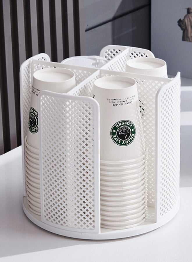 Bukela Multi Function Holder Cup Holder Coffee Cups Plastic Base Holder White Plastic coffee cup holder - Image 4