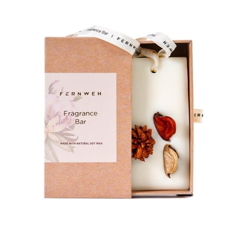 FERNWEH Fernweh Fragrance Bar Vanilla Woody Warm Fragrance Air Freshener Bar Scented Sachet for Closet Wardrobe Drawers Shoe Racks Cupboards Scented Soy Wax Tablet Premium Home Fragrance  - Image 1