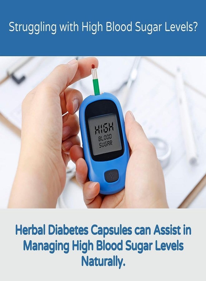 Vokin Biotech Herbal Diabetes 60 Capsules for Control Diabetes, Insulin Resistance | Supports Healthy Energy | Normalize Blood Sugar 750mg - Image 5