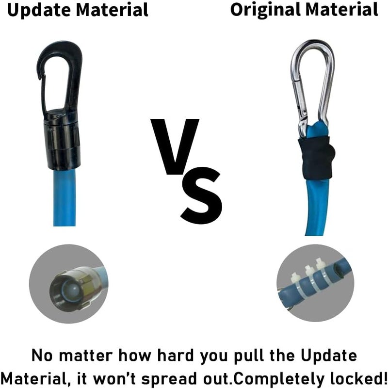 UCEDER Swim Tether Stationary Trainer, Resistance Belt with Bungee Cord, Pool Swim Training Harness for Exercise - Image 2