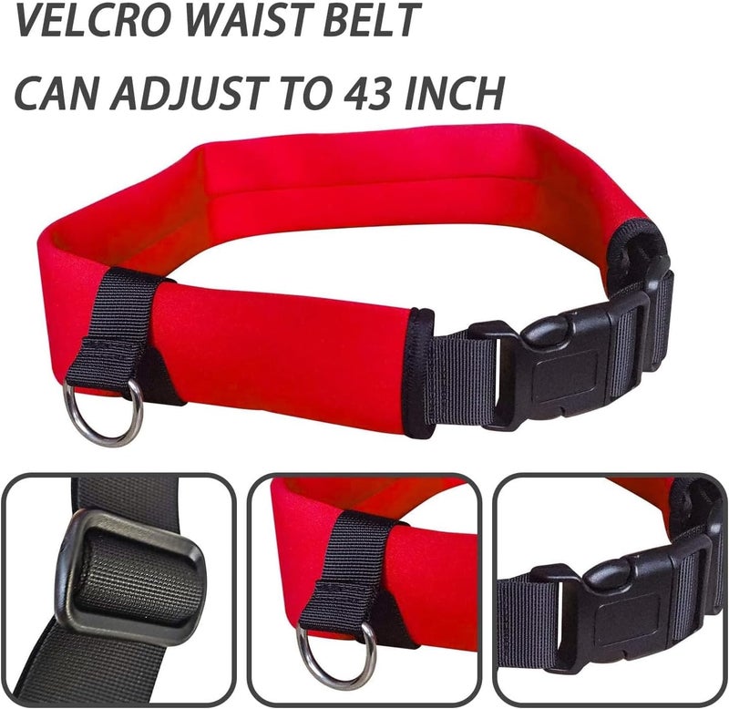 UCEDER Swim Tether Stationary Trainer, Resistance Belt with Bungee Cord, Pool Swim Training Harness for Exercise - Image 5