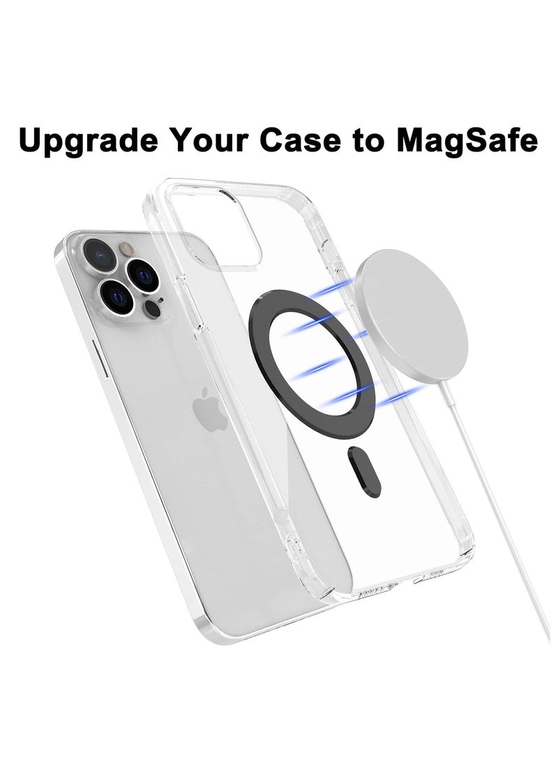 Generic 2 PCS Universal Magnetic Ring, Strong Magnet Sticker Magnetic Adapter Ring Compatible with Magsafe Accessories & Wireless Charging for iPhone 15/14/13/12 Pro Max Mini, Galaxy S24/S23/S22  - Image 2
