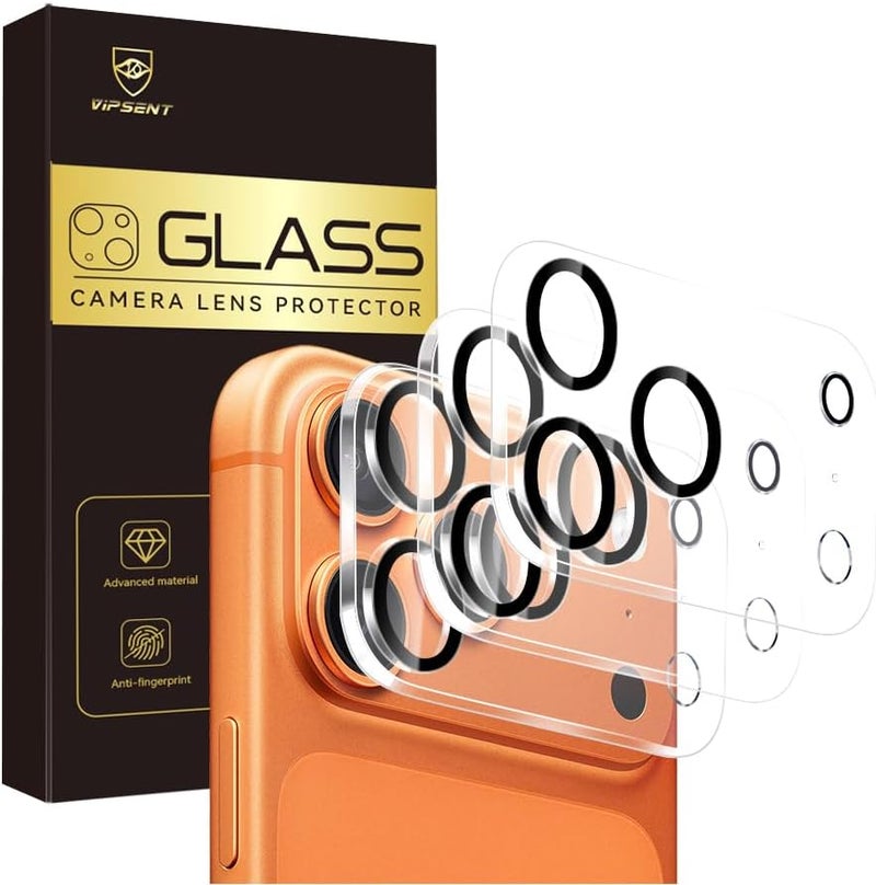 Vipsent Camera Lens Protector for iPhone 17 Pro Max 6.9",9H Tempered Glass，Ultra HD, Scratch Resistance Easy to Install，Case Friendly， 3-Pack - Image 1
