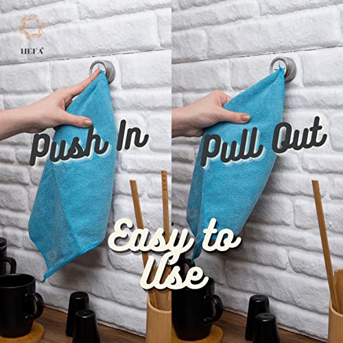 HEFA Kitchen Towel Holder, Towel Hooks, Dish Towel Holder, Organization, Bathroom Accesories, Kitchen Towel Hook, Gift, Kitchen Gadgets 4 Pack - Image 2