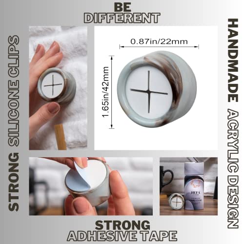 HEFA Kitchen Towel Holder, Towel Hooks, Dish Towel Holder, Organization, Bathroom Accesories, Kitchen Towel Hook, Gift, Kitchen Gadgets 4 Pack - Image 3