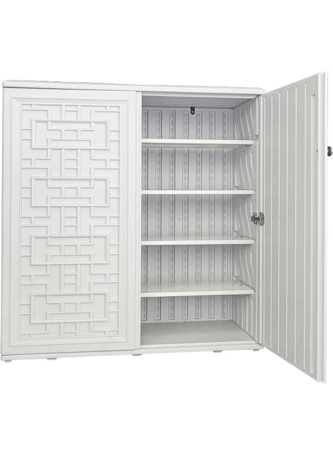 Cameltough CamelTough Shoe Cabinet with 4 Shelves & 2 Doors  - Image 4