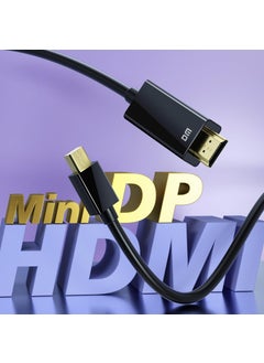 DM CHB039 4K 30Hz Mini Displayport to H I Image Transfer Cable 1.8 Meters  - Image 2