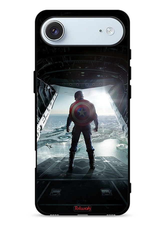 Tolwak Apple iPhone Air Protective Case Cover Portrait Display Captain America - Image 1