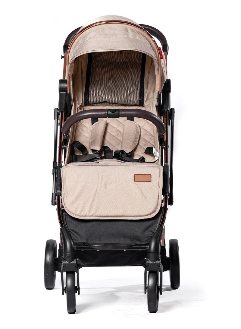 Kidilo Ultra Luxury & Lightweight Compact Travel Stroller â€“ Comfortable, Foldable Stroller for Infants & Toddlers Up to 5 Years | Perfect Baby Travel Gear, Umbrella Baby Stroller - Image 5