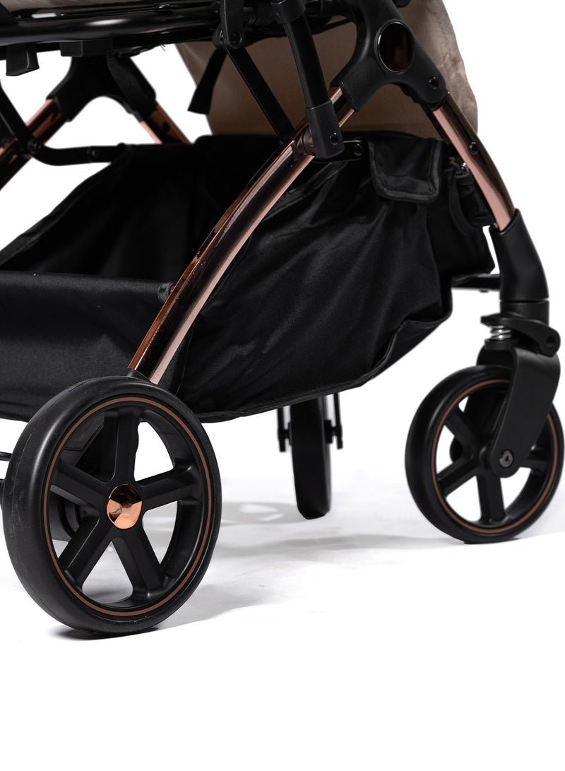 Kidilo Ultra Luxury & Lightweight Compact Travel Stroller â€“ Comfortable, Foldable Stroller for Infants & Toddlers Up to 5 Years | Perfect Baby Travel Gear, Umbrella Baby Stroller - Image 3