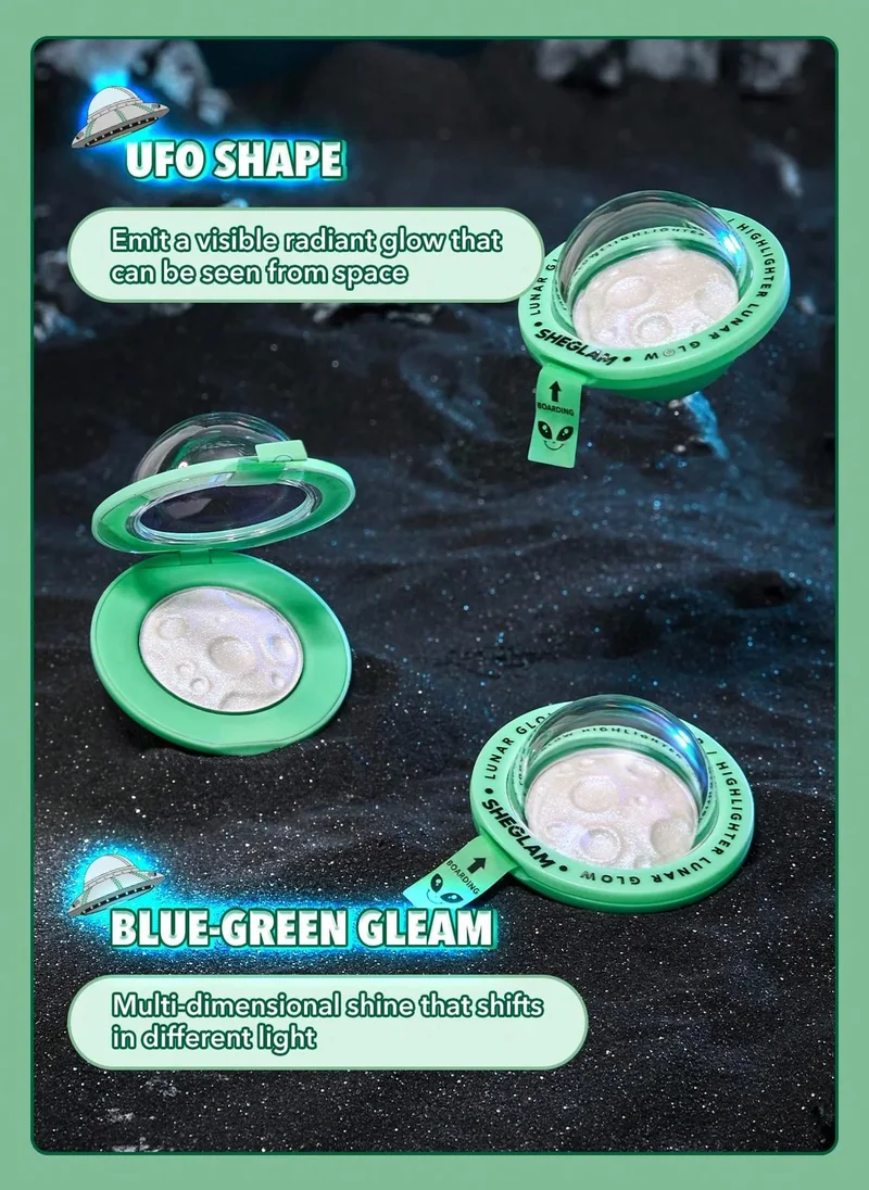 SHEGLAM Sheglam Lunar Glow Highlighter Silver