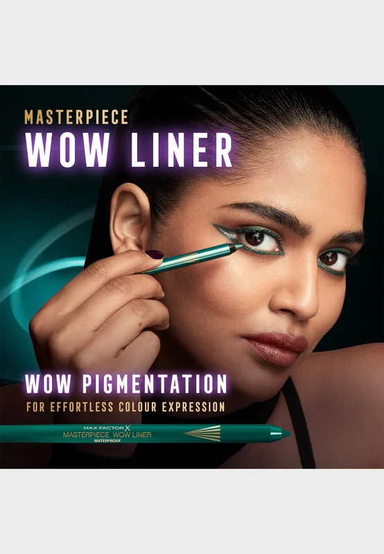 Max Factor  Masterpiece Wow Liner - 510 - Ocean Blue, 1.2g for Women | Best Price UAE