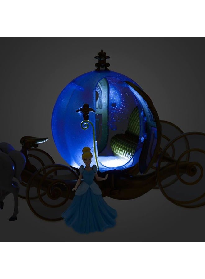 Disney store مجموعة لعب رسمية لدمية سندريلا مع حصان وعربة، ألعاب أميرات للفتيات من 4-6 سنوات، عربة اليقطين المتلألئة المضيئة، فساتين قابلة للتثبيت - Image 3