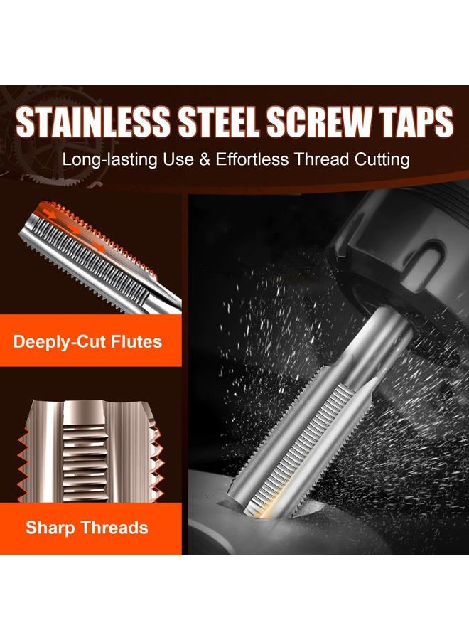 coobeast 131PCS Thread Repair Kit, Metric Helicoil Repair Kit with HSS Drill Bits, 304 Stainless Steel Thread Insert & Rethreading Tool Set in M5 M6 M8 M10 M12 for Automotive Engine Spark Plug Repair - Image 4