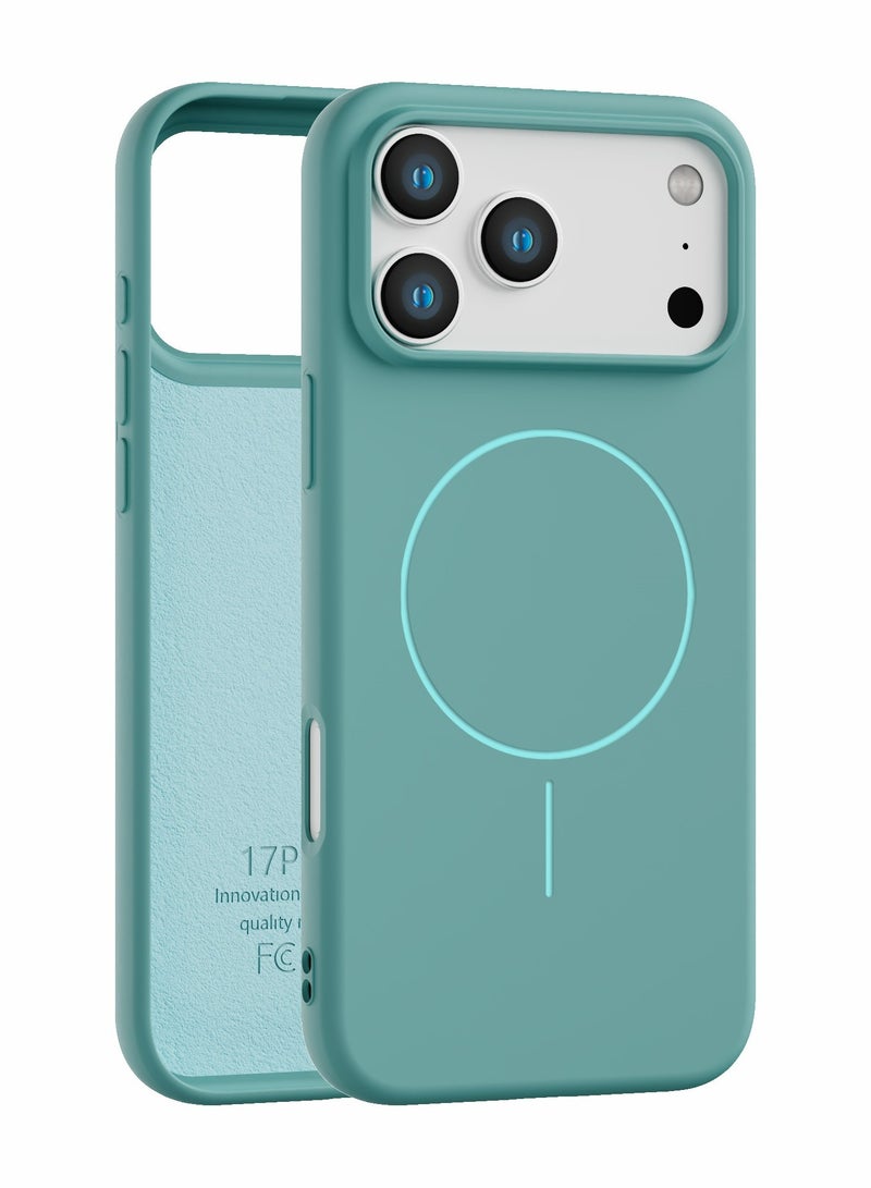 DUSALA Magnetic for iPhone 17 Pro Max Case [Compatible with MagSafe] [Soft Anti-Scratch Microfiber Lining],Premium Silicone Phone Case - Image 1