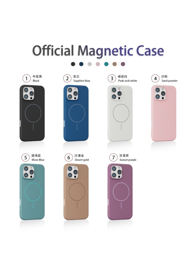 DUSALA Magnetic for iPhone 17 Pro Max Case [Compatible with MagSafe] [Soft Anti-Scratch Microfiber Lining],Premium Silicone Phone Case - Image 5