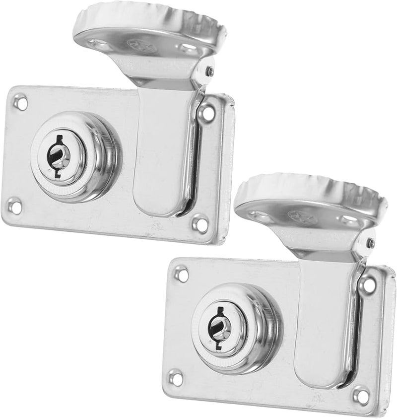 Vintage Decorative Suitcase Locks TSA Luggage Security Latches 2 Pack Travel Replacement - Image 2