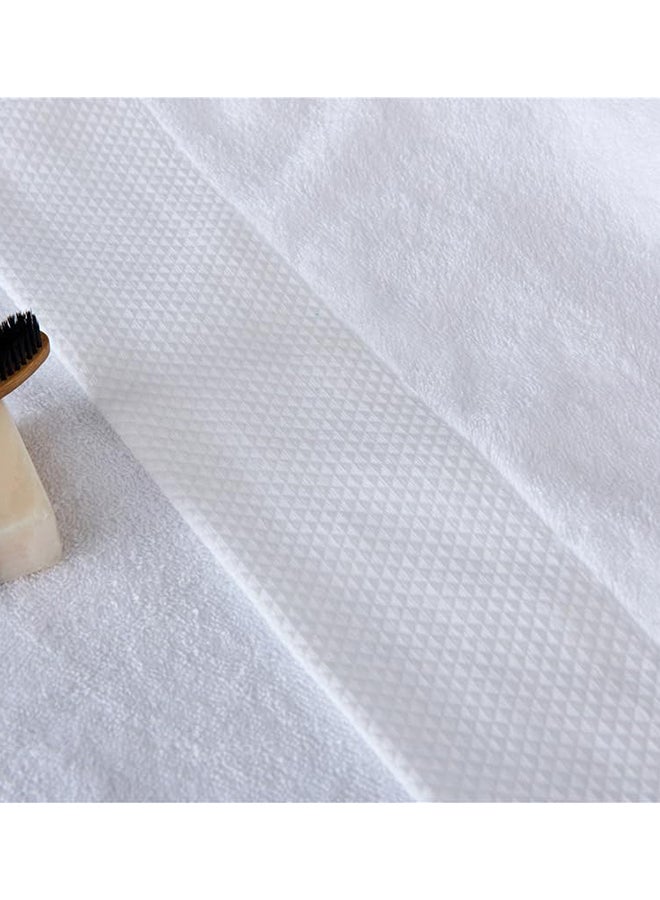 SKY-TOUCH Bath Towel 100% Cotton 2pcs, Premium Hotel Qualit y Large Bath Towel 70x140 cm, Premium Bath Sheet Soft & Highly Absorbent for Home Bathroom Hotel (White) - Image 3