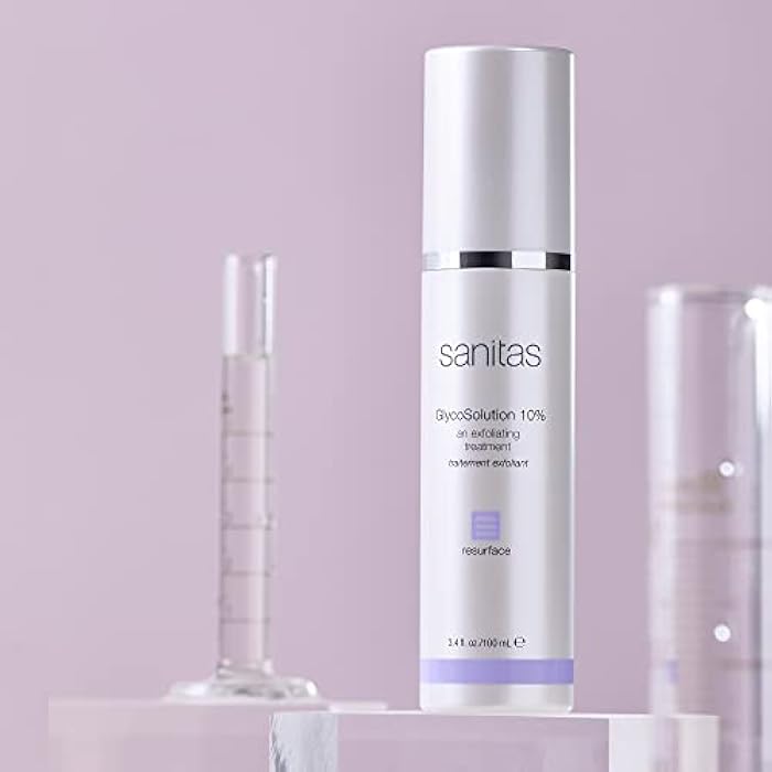 Sanitas Skincare GlycoSolution 10%, Active, Exfoliating Treatment, Liquid Exfoliant, Glycolic Acid, 3.4 Ounces - Image 2