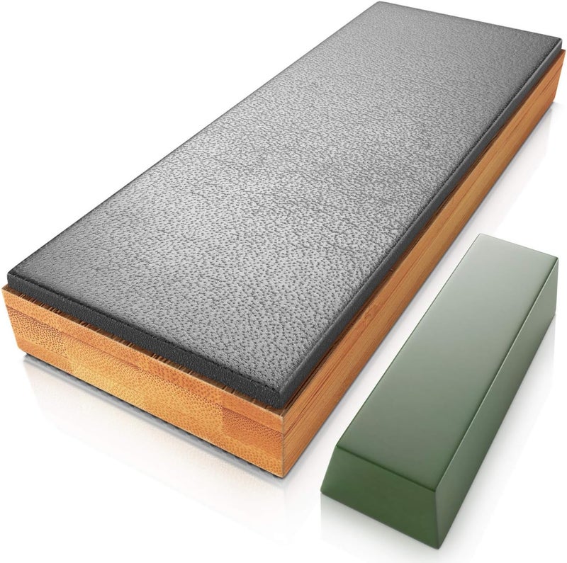 Sharp Pebble Premium Leather Strop for Knife Sharpening with Polishing Compound - Sharpening Strop for Knives, Straight Razor, Chisels - with eBook Guide - Image 1