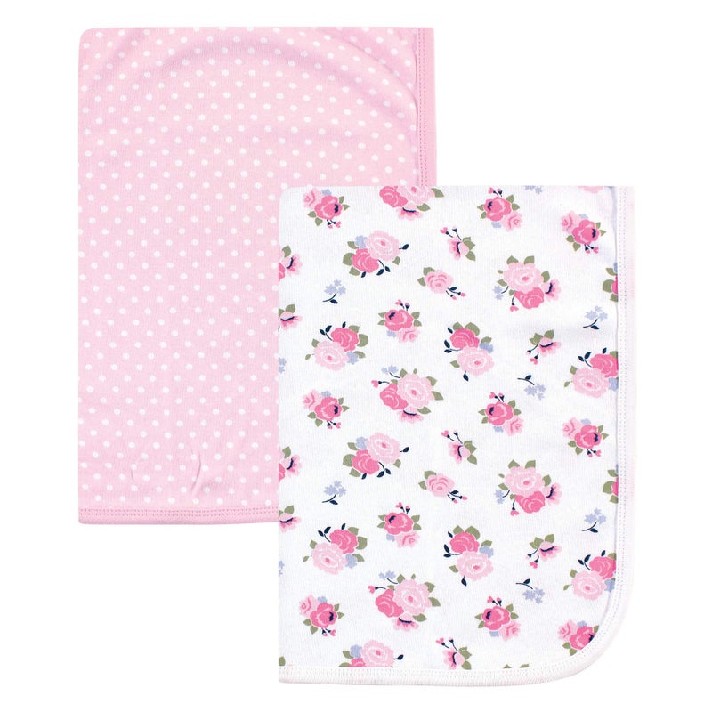 Luvable Friends Unisex Baby Cotton Swaddle Blanket Floral One Size