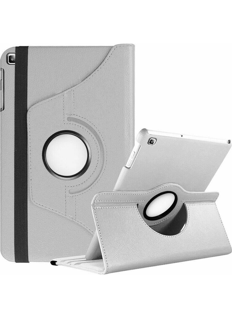 TahTicMer Samsung Tab A T510 T515 T517 Case with Sleep Mode and 360° Rotating Stand 10.1" Gray  - Image 2
