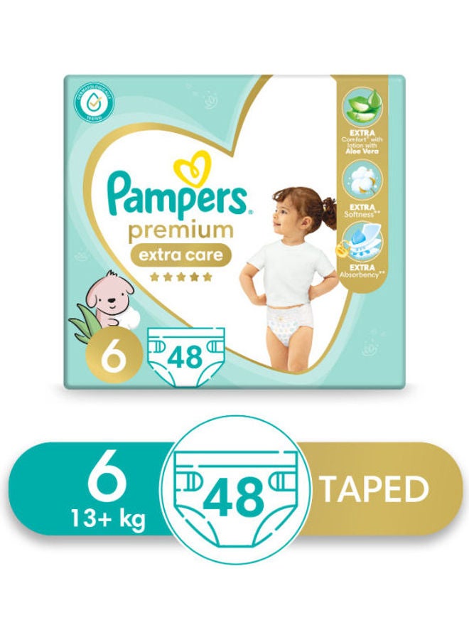 بامبرز حفاضات، مقاس 6، لوزن 13+ كجم، 48 حفاضة - Image 1