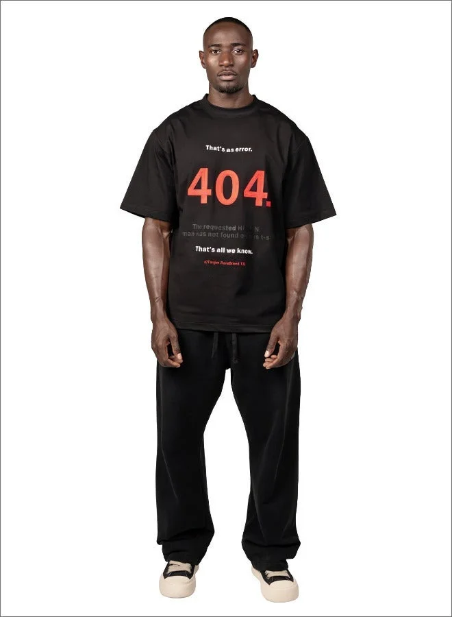 تنجيم سكواد تيشيرت نادر ٤٠٤ أسود