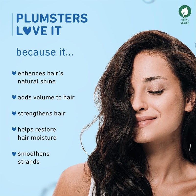 Plum Coconut Milk Peptides Shampoo for Dry Frizzy Hair Provides 22X Shiny Softer Hair ParabenFree Hair Shampoo for Women Men for Straight Wavy Rough Hair pH Balanced 500ml - Image 2