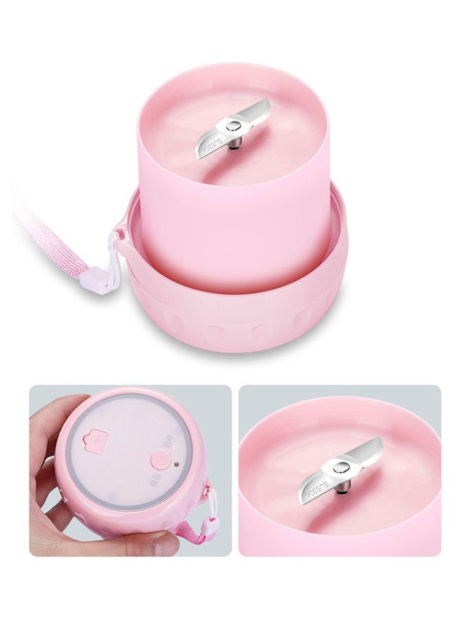 NIBEMINENT Portable Juicer Cup Blender Pink  - Image 4