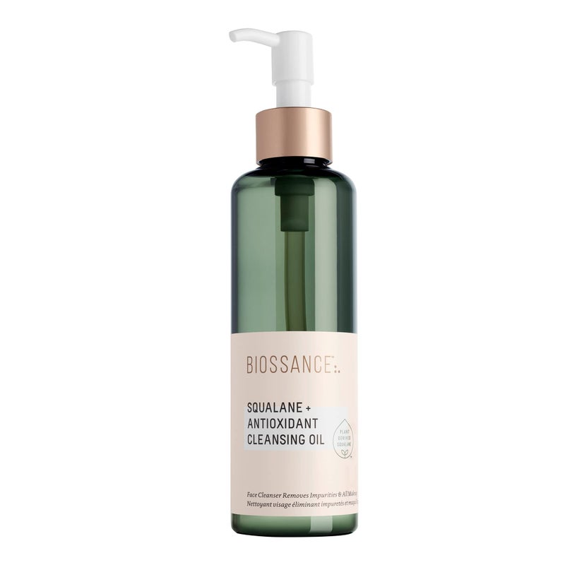 Biossance Squalane + Antioxidant Cleansing Oil. Lightweight Facial Oil Cleans Deep into Pores, Removes Makeup and Hydrates Skin. For all Skin Types (6.7 ounces) - Image 1