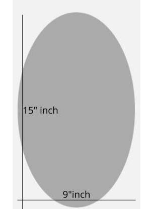 Rworld Rworld Mirror NO Drill RequireEasy Stick MirrorOval MirrorDesigner Mirror Bathroom Mirror Oval Bathroom Mirror Oval  - Image 3