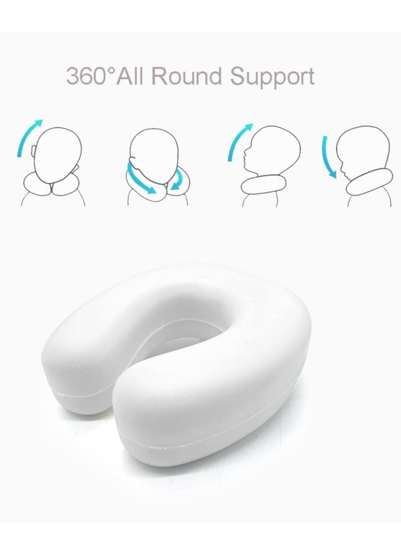 KASTWAVE Travel Pillow Airplane Neck Pillow for Traveling 100% Pure Memory Foam U Shaped Neck Pillow Washable Super Lightweight Portable Headrest Great for Airplane Chair Car Home Office  - Image 3