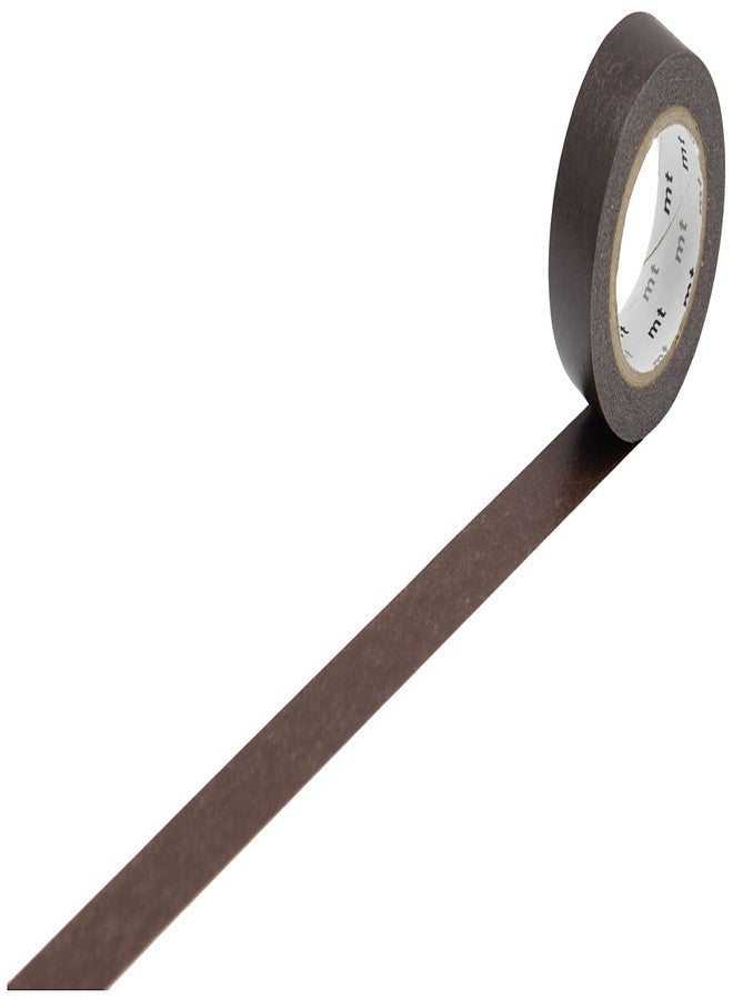mt Cocoa Washi Masking Tape Roll - Brown - Image 1