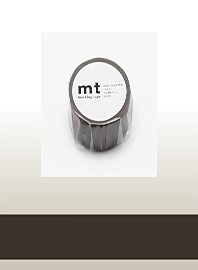 mt Cocoa Washi Masking Tape Roll - Brown - Image 3