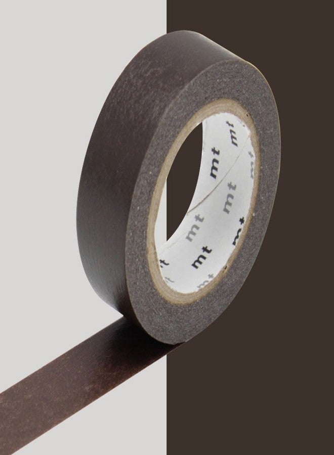 mt Cocoa Washi Masking Tape Roll - Brown - Image 2
