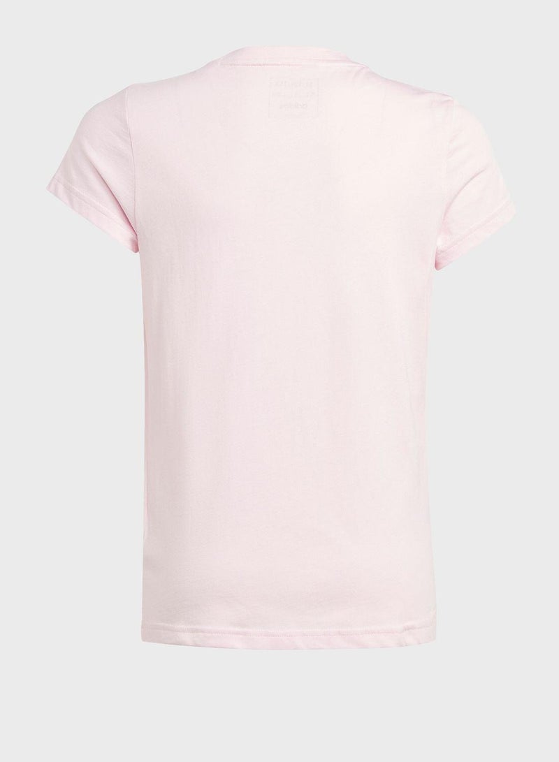 Adidas Kids Big Logo T-Shirt - Image 2