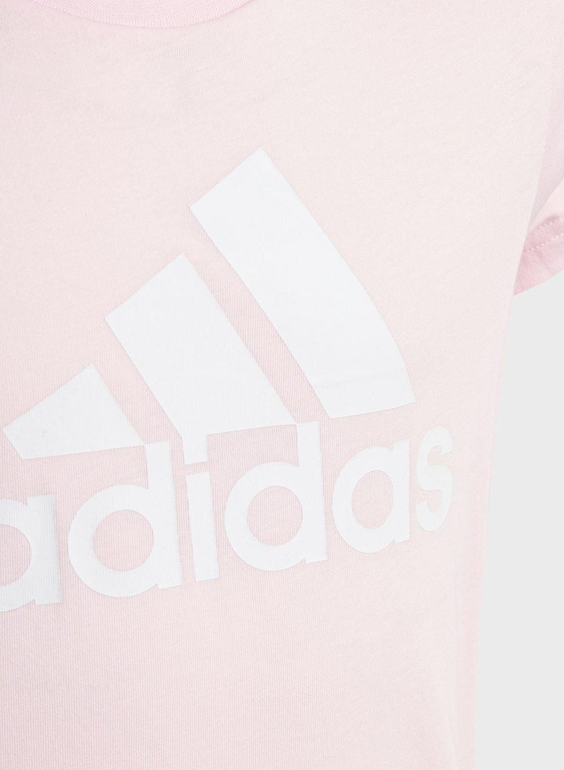 Adidas Kids Big Logo T-Shirt - Image 3