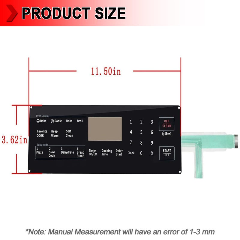 Replacement Membrane Switch Touchpad for Samsung Range Oven - Image 5